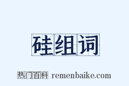 硅组词是什么意思的图片